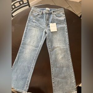 Judy Blue Mid Rise Cropped Slim-fit Bootcut Jeans